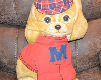 Ole Miss Rebels Cut N Sew Tartan Plaid Hat 1970's