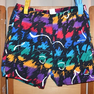 Vintage shorts Hobie California abstracte zwembroek