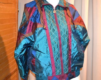 Vintage Jamie Sadock Full-zip Jacket Windbreaker Style 0560