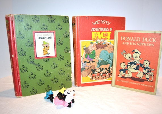 Vintage Walt Disney Book Treasure Chest - Etsy