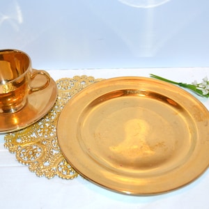 Gold Dishes Tea Luncheon 1950 Three Pieces Casual to Formal 2024 Table Trend