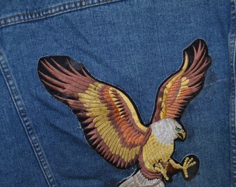 Vintage Blue Jean Jacket American Eagle - Etsy