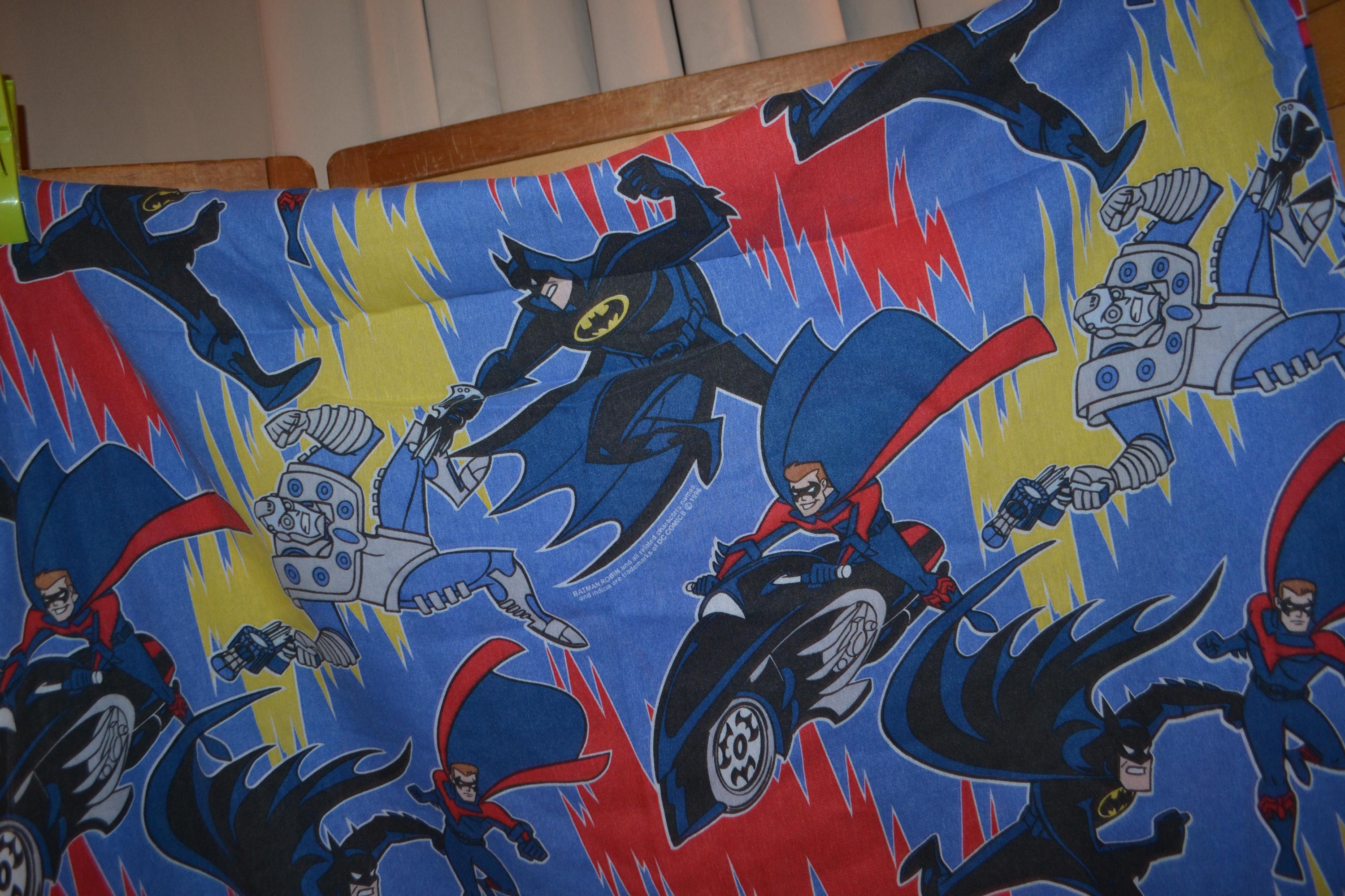 Vintage Batman & Robin 1990's Sheet With Mr. Freeze - Etsy