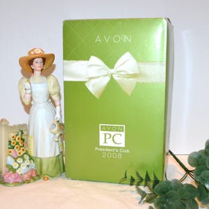 Rare et beau cadeau Avon Mrs. Albee&#39;s President&#39;s Club 08