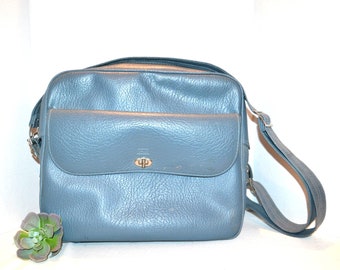 Vintage Tote Ocean Blue Mod with Strap