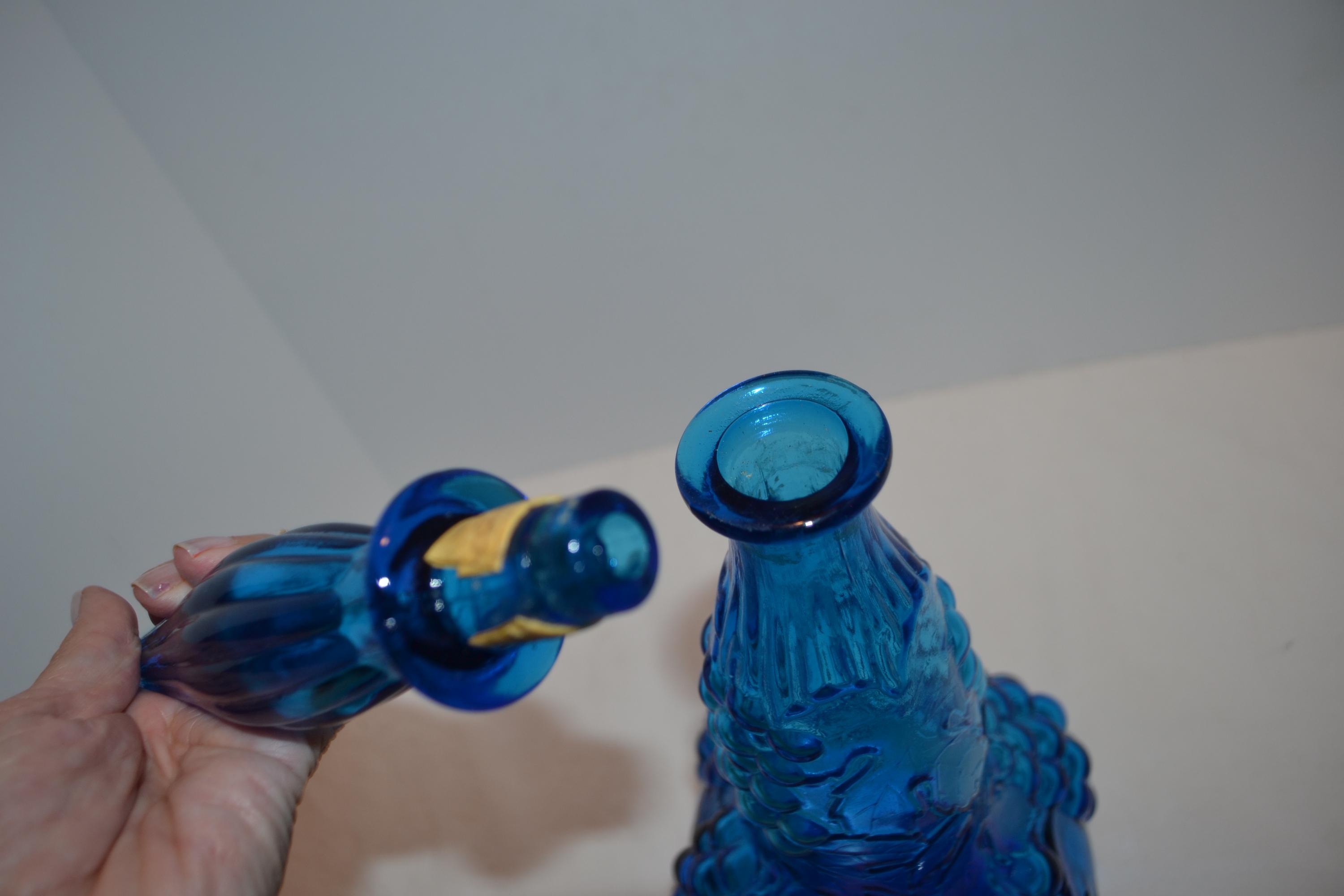 ヴィンテージアンバーガラスボトル エンポリ ジーニーボトル Amber Genie Bottle - Etsy