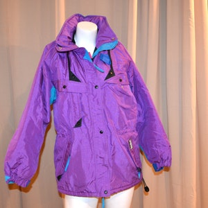 Vintage Coat All Sports Purple Retro Jansport Lady
