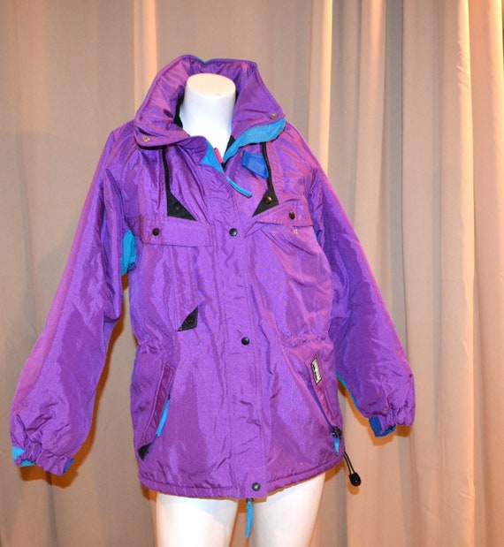 Vintage Coat All Sports Purple Retro Jansport Lady - Etsy