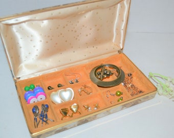 Vintage Earrings Fun to Formal Ten Pairs Pierced with Jewelry Box