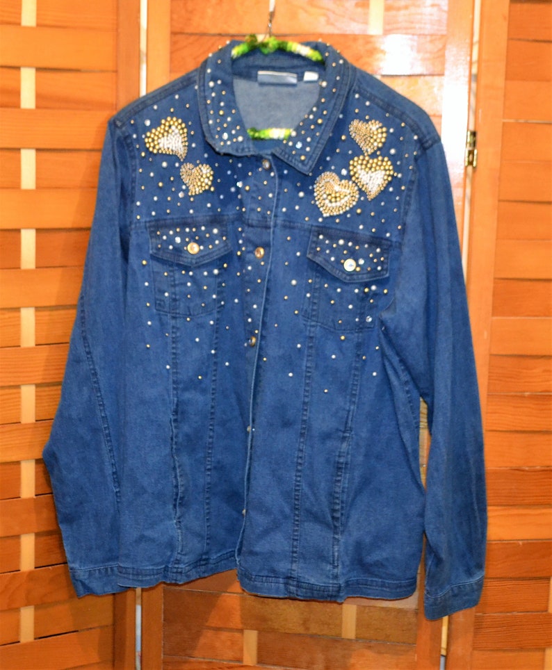 bling jean jacket