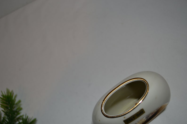 Vintage Chokin Art Peacock Vase