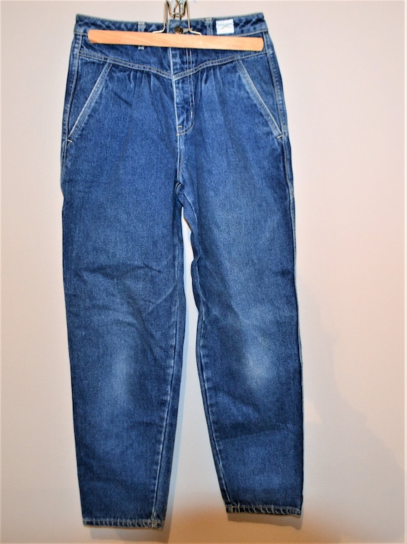 Vintage Sasson Jeans High Waist / Peg Leg Jeans | Etsy