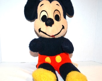 Mickey Mouse 1960's California Stuffed with Walt Disney Tag Collectible