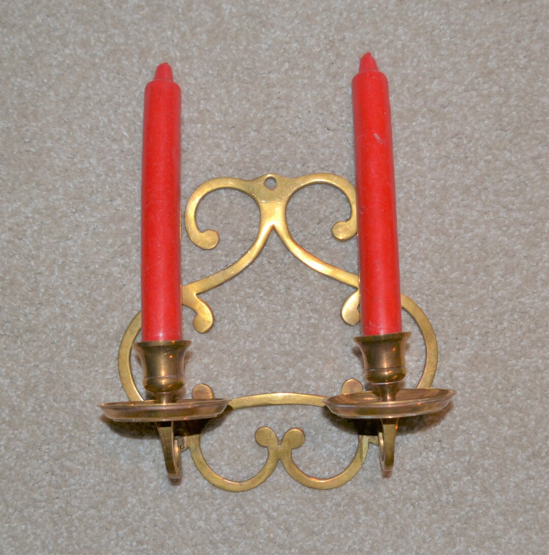 Vintage Brass Wall Decor - Etsy