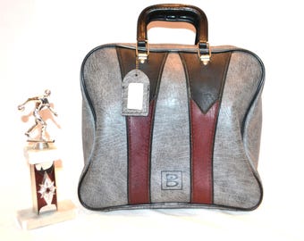 Vintage Bowling Bag Rocking Blue Retro 1960's Betty Brunswick - Etsy