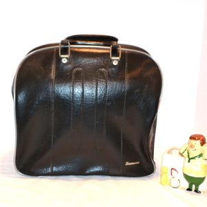 Vintage Bowling Bag Rocking Black Retro Brunswick