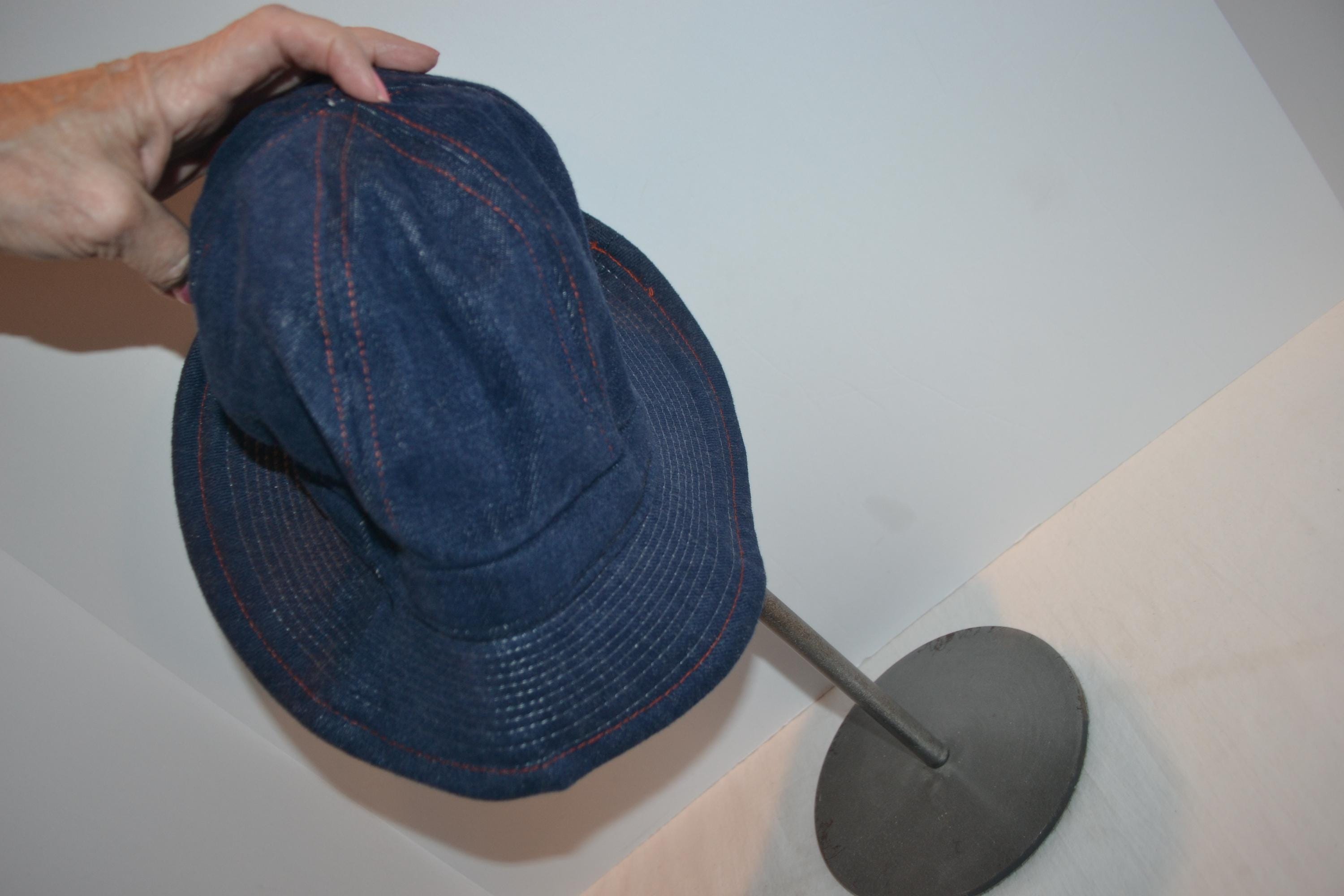 Vintage 1970s Bucket Hat Dyn-0-Mite Jimmy Walker TV Collectible Vintage 1975 DYN-O-MITE GOOD TIMES Jimmie J.J. Walker DENIM  main image 3