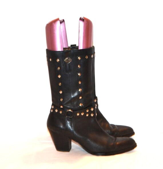 Harley davidson boot straps top