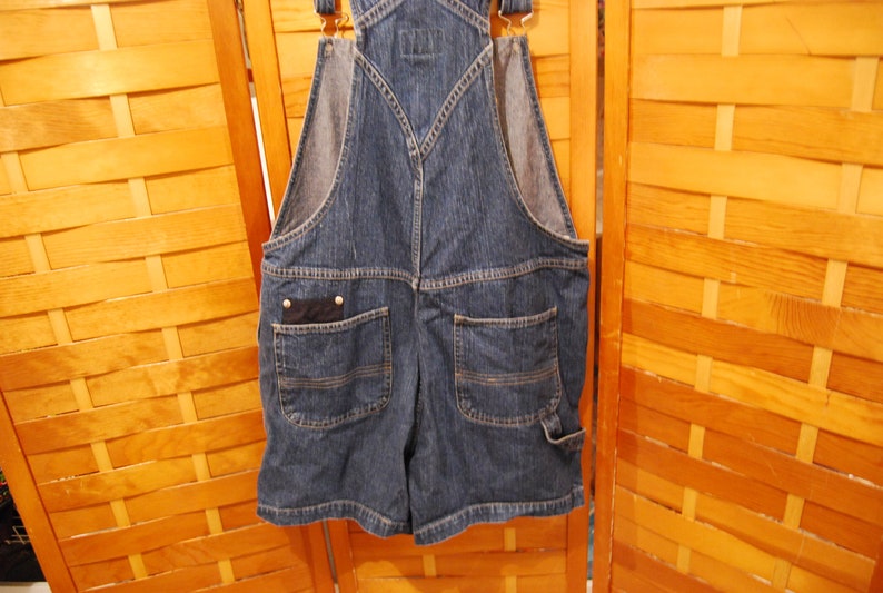 Vintage Denim Overalls Hipster Fashion