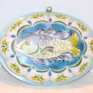 Vintage Küstenküche Esszimmer Metall Fischform