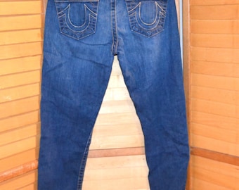 True Religion Low Cut Lizzy Crop Y2K Designer