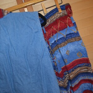 Vintage Two Piece Western Native Aztec Outfit image 5