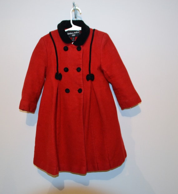 Princess Vintage Coat Wool with Bows