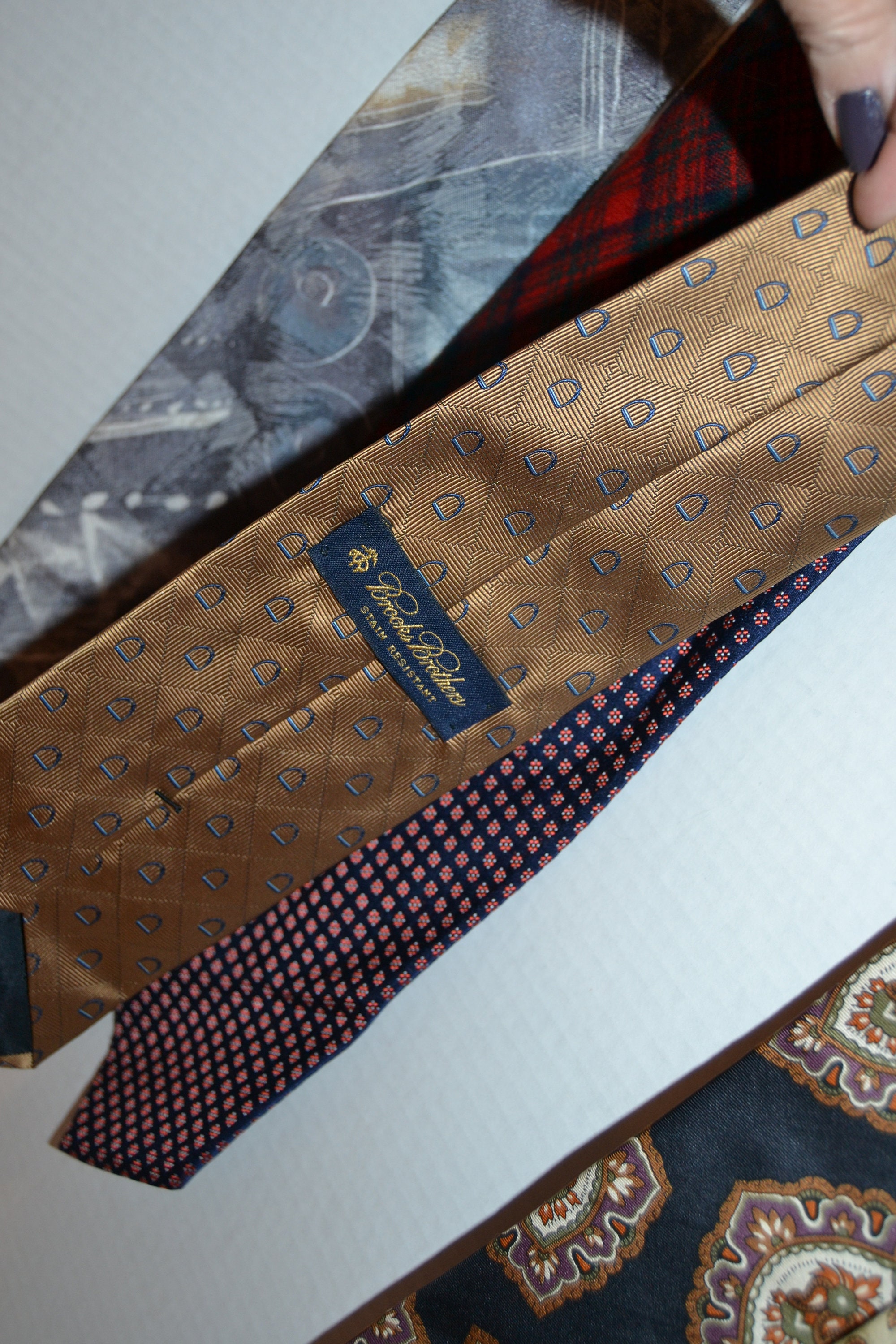 Vintage Men's Ties Collection of Nine Pendleton Sports Snoopy
