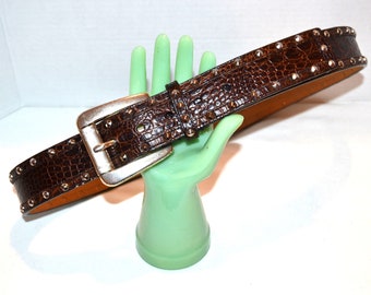 Michael kors clearance belt mens green