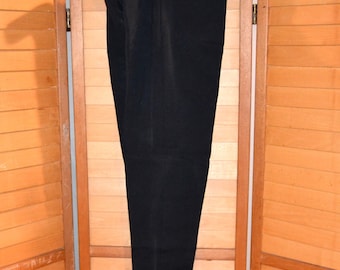 Pantalon vintage Edelweiss Skiwear Noir étrier