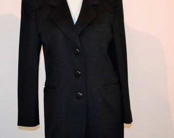 Vintage Jacket, Blazer Black Couture Escada