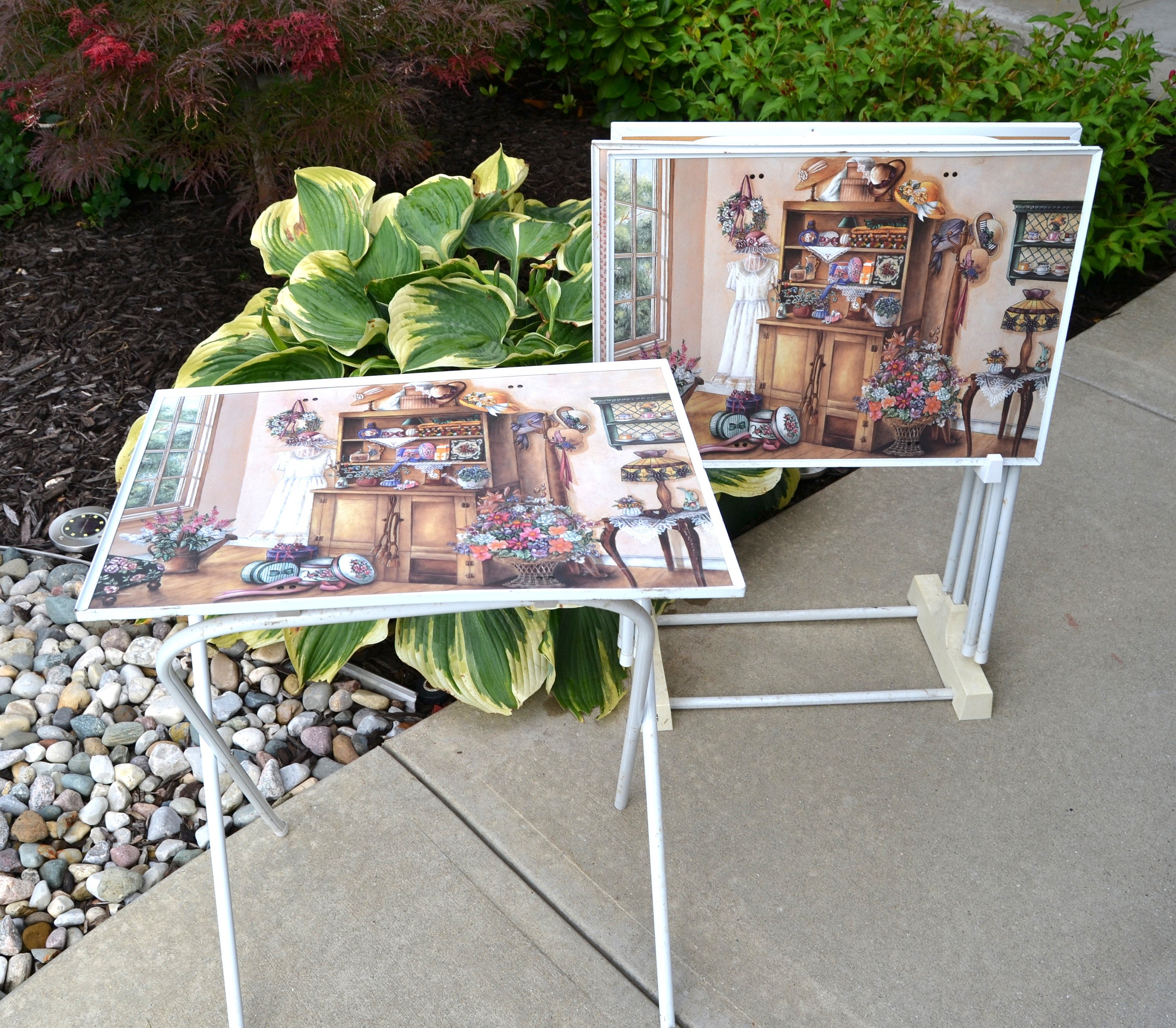 Metal Tv Trays With Legs Etsy UK
