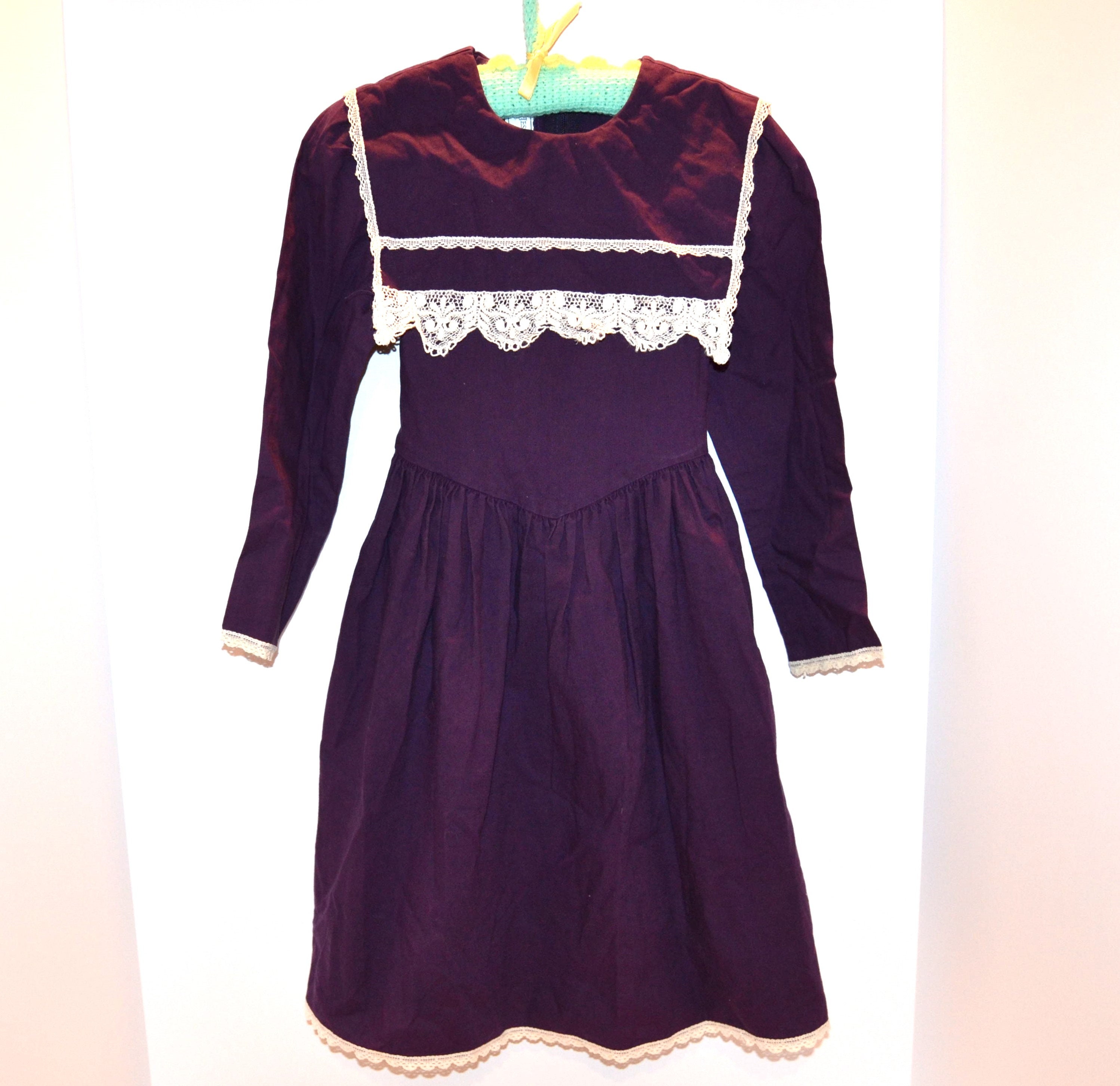 Robe Formelle Fille Jessica McClintock Taille 14 Violet Et Blanc à Fleurs - Occasion Excellent état