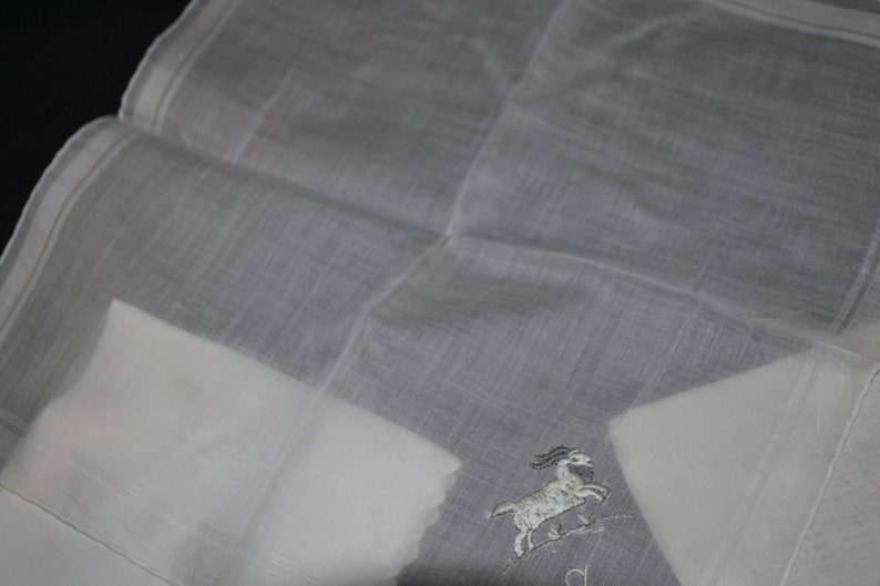 Capricorn Vintage Hanky Plus Two