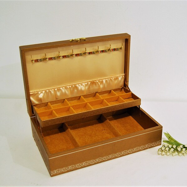 Vintage Jewelry Box Mele Gold