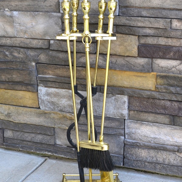 Fireplace Tools Mid Century Etsy