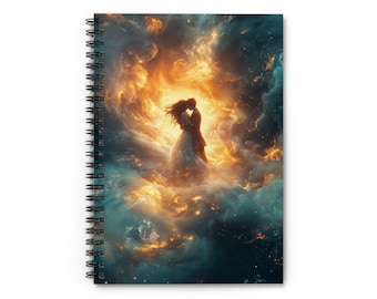 Eternal Flame Spiral Notebook - Ruled Line