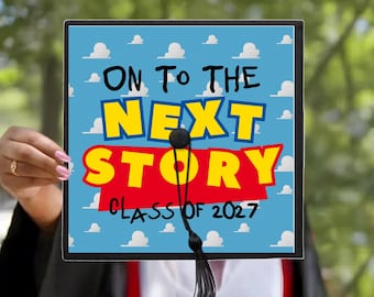 Next Story Graduation Cap Topper Class of 2027: Printable Grad Decor (Digital Download)