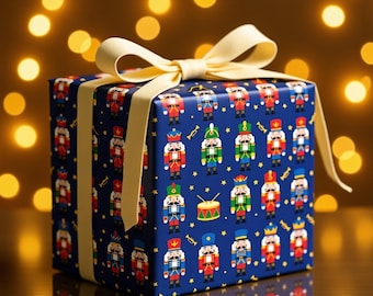 Papel de regalo Cascanueces, Papel de regalo de Navidad