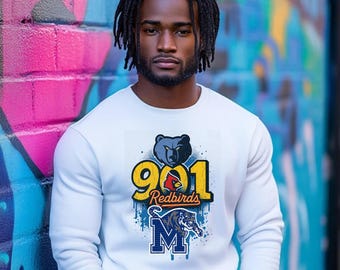 Memphis 901 Sports Sublimation & DTF Design - Instant Download PNG