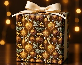 Elegante carta da regalo per le feste, decorazioni natalizie, carta fine art da 90 g/m²