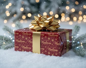 Carta da regalo natalizia personalizzata: carta fine art da 90 g/m²