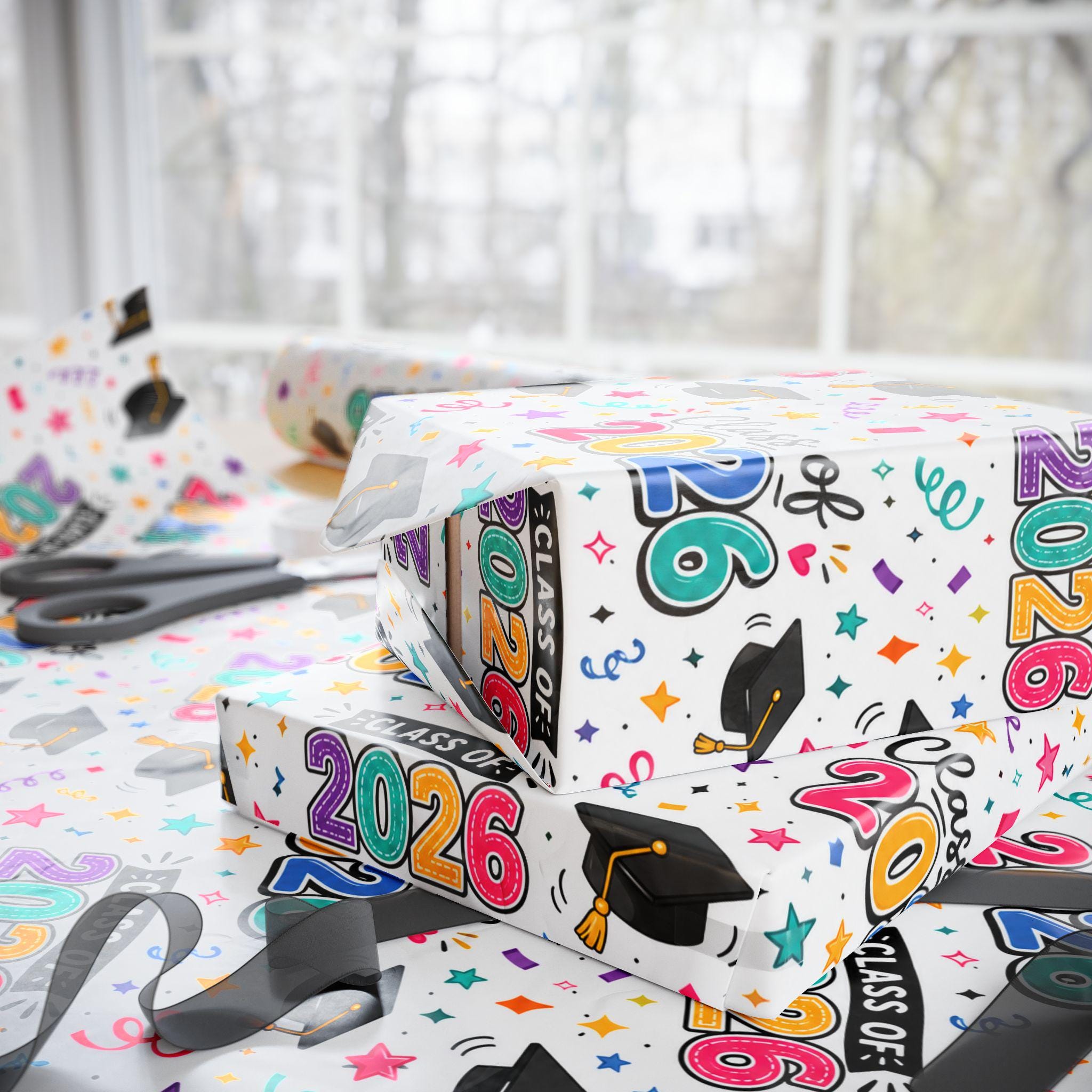 Class of 2026 Graduation Wrapping Paper | Festive Grad Paper - Etsy