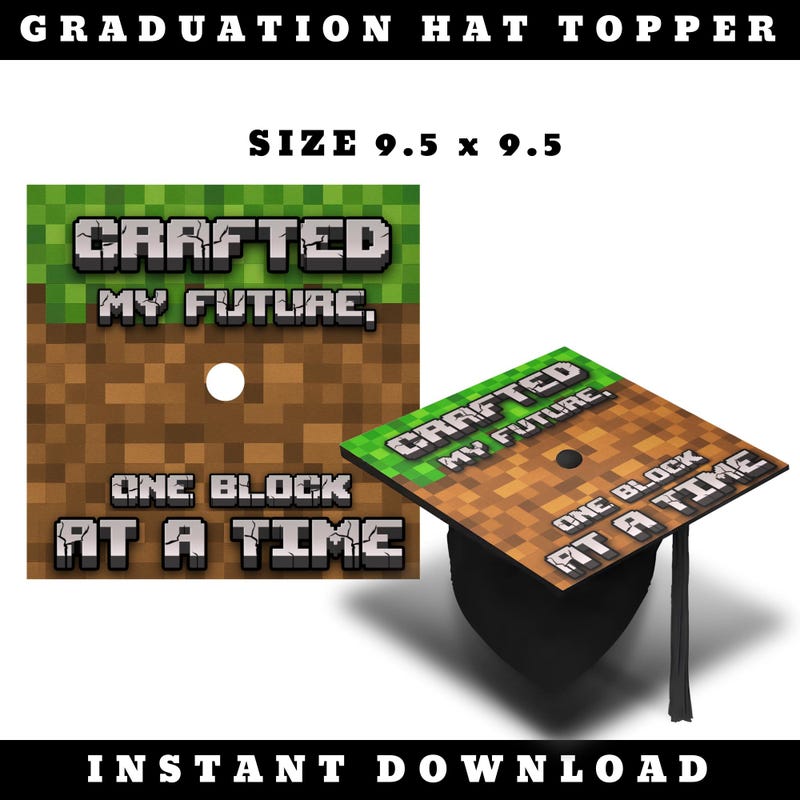 Minecrafts Graduation - Etsy