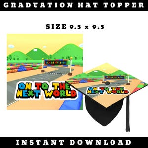 Gorra de graduación de gamer de la generación 2026: Hacia el futuro (descarga digital)