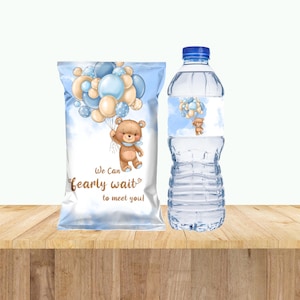 Sofortiger Download - ausdruckbares Party-Geschenk für Baby-Dusche-Chips - We Can BearlyWaist