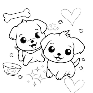 Puppy Coloring Sheet