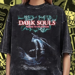 Vintage Washed Dark Souls T-Shirt: Artorias, FromSoftware Gaming Tee