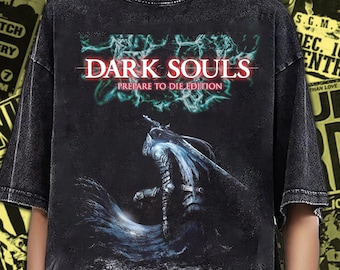 Vintage gewassen Dark Souls-T-shirt: Artorias, FromSoftware Gaming Tee DS001