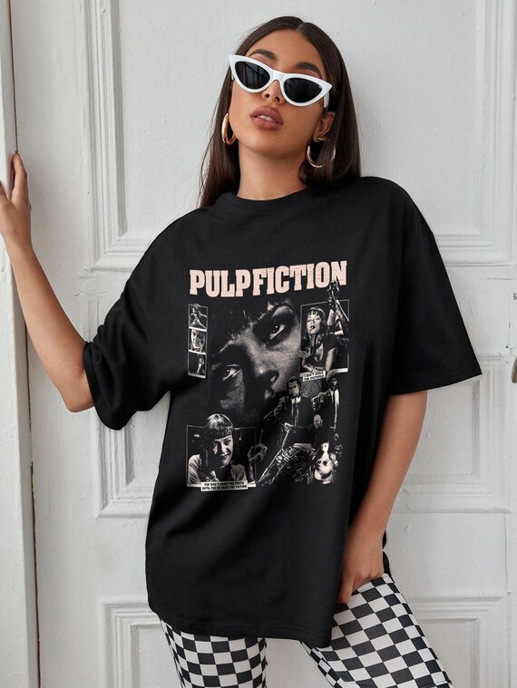 Vintage Washed Pulp Fiction T-shirt: Quentin Tarantino Movie Tee